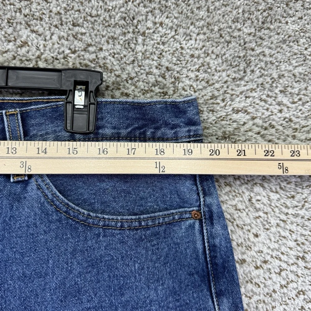 Levi's Jeans Men's 38x30 Blue Denim Pants Medium Wash 505 Straight 100% Cotton